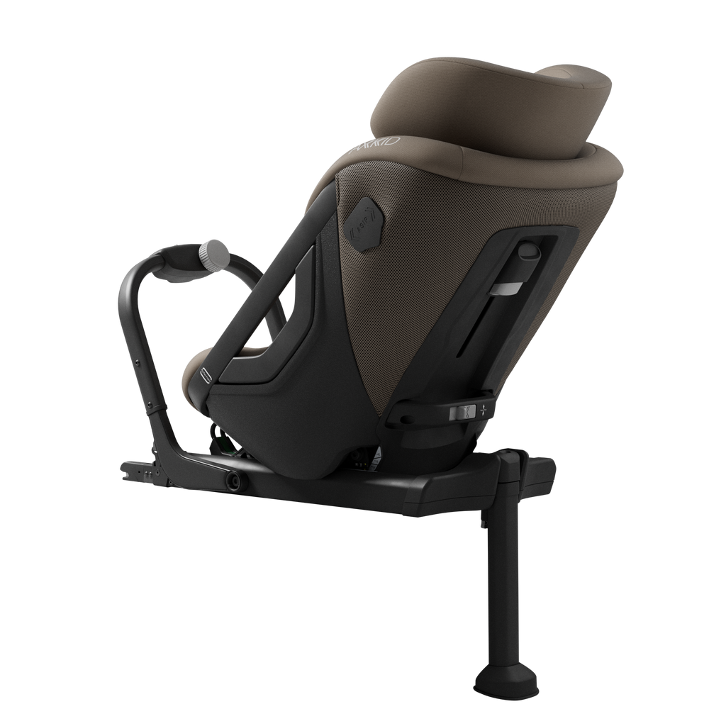 Axkid ONE 3 in Driftwood Beige, rear three-quarter view