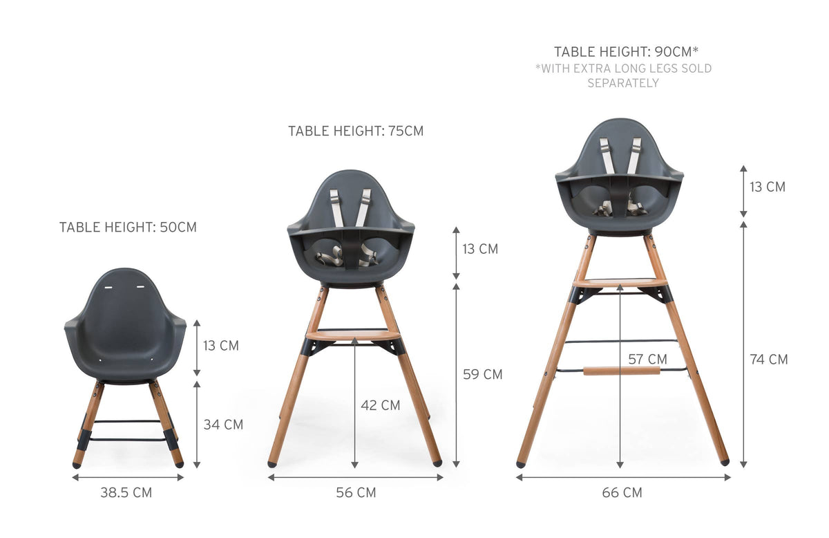 Childhome Evolu ONE.80° High Chair