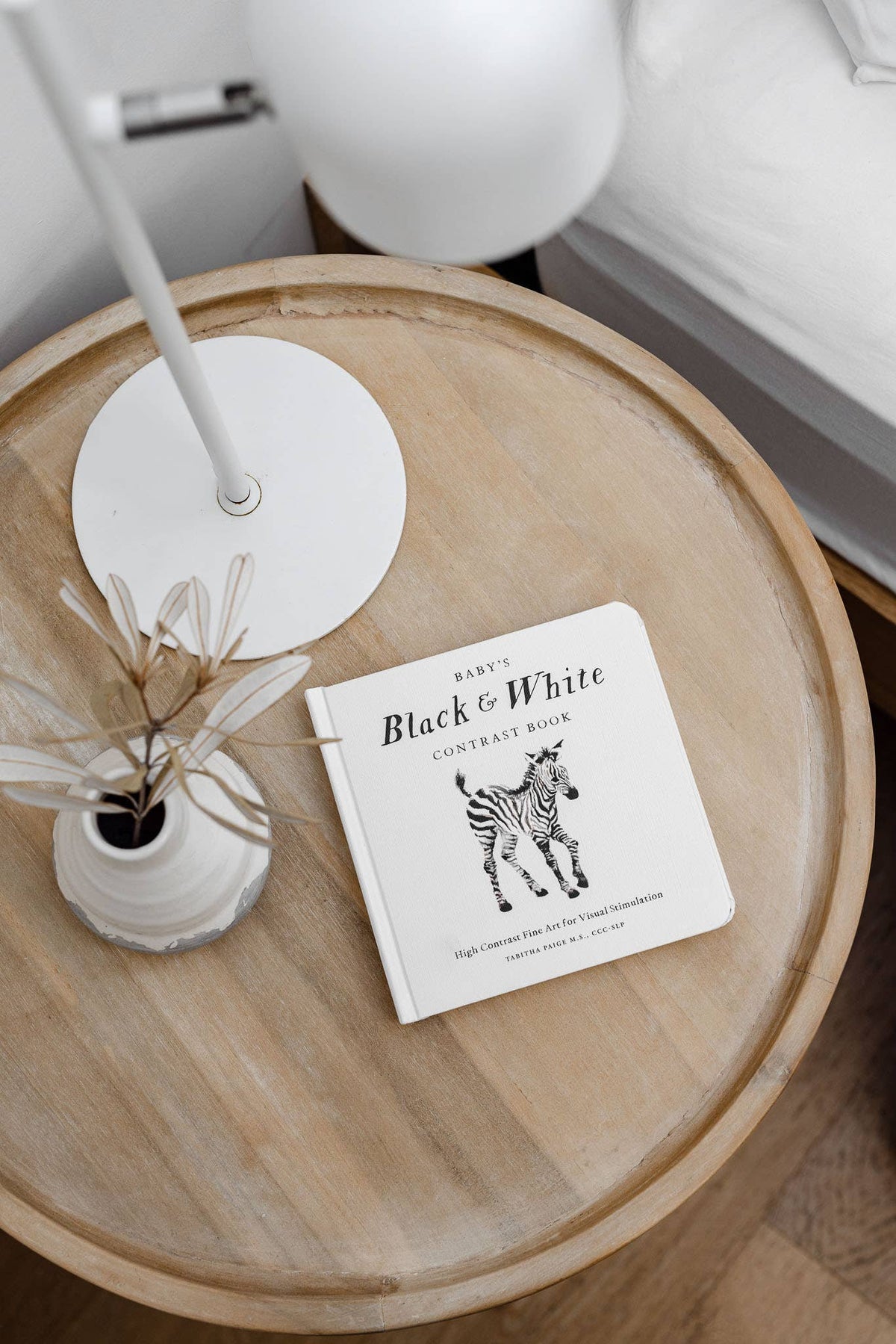 Libro de contraste en blanco y negro para bebés