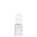4oz Glass Baby Bottle - Stage 1 Nipple, Stopper, and Cap