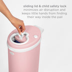 Matte Fig Blossom Diaper Pail