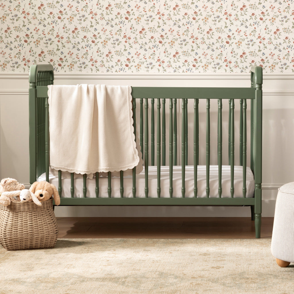 Liberty 3-in-1 Convertible Spindle Crib with Toddler Bed Conversion Kit