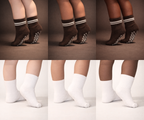 Baby Gripper Crew Socks 4-Pack (3-6 Months)