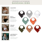 Bandana Bib Set (8 Pack)