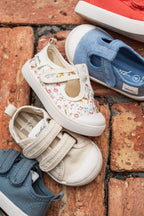 Twirl Sneakers — Chambray