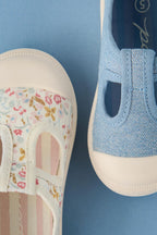 Twirl Sneakers — Chambray