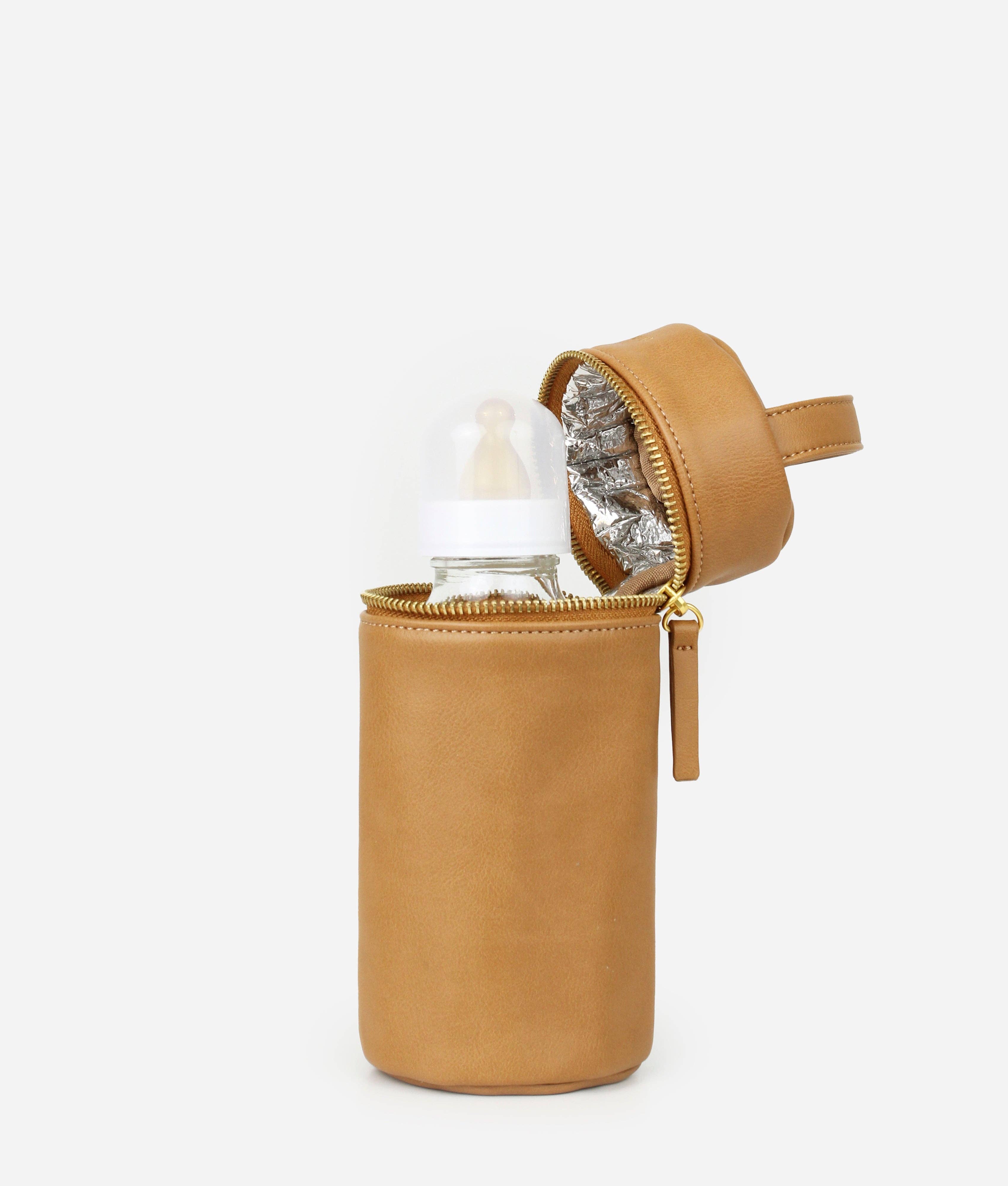 La bolsa para botellas - Bolsa aislante de piel sintética para botellas