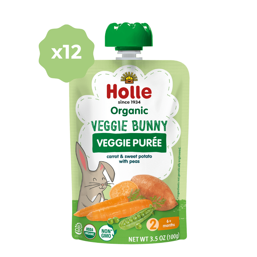 Holle Biodynamic Baby Food Pouches: Veggie Bunny (12 pack)