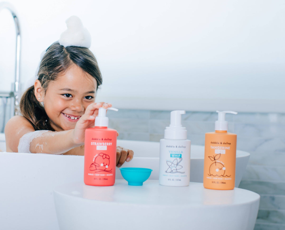 Tear-Free Shampoo, Body Wash & Bubbles - Strawberry