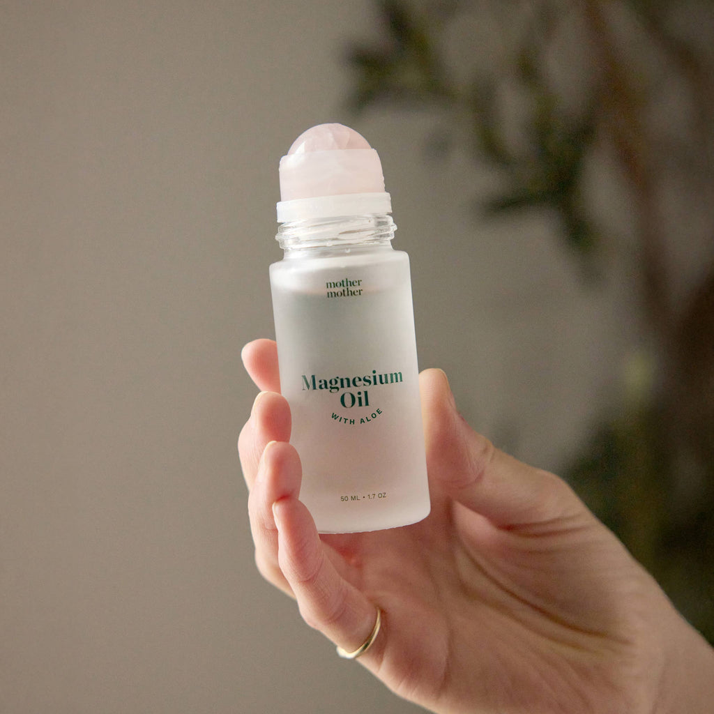 Magnesium Oil + Aloe, Rose Quartz Roller