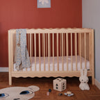 Cuna convertible 4 en 1 Swell con kit de conversión para cama de niño pequeño