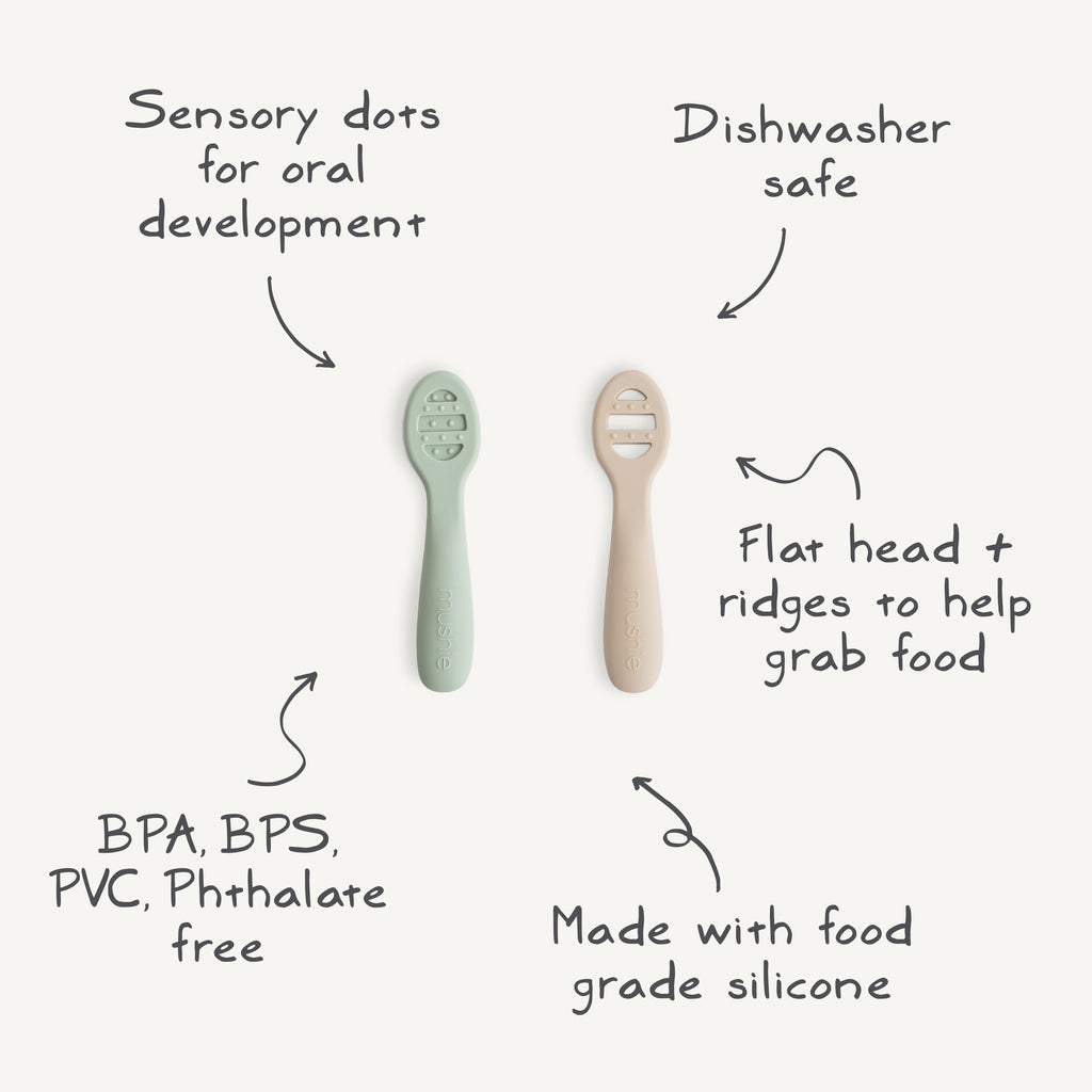 First Feeding Baby Spoons - Mushie