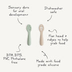 First Feeding Baby Spoons - Mushie