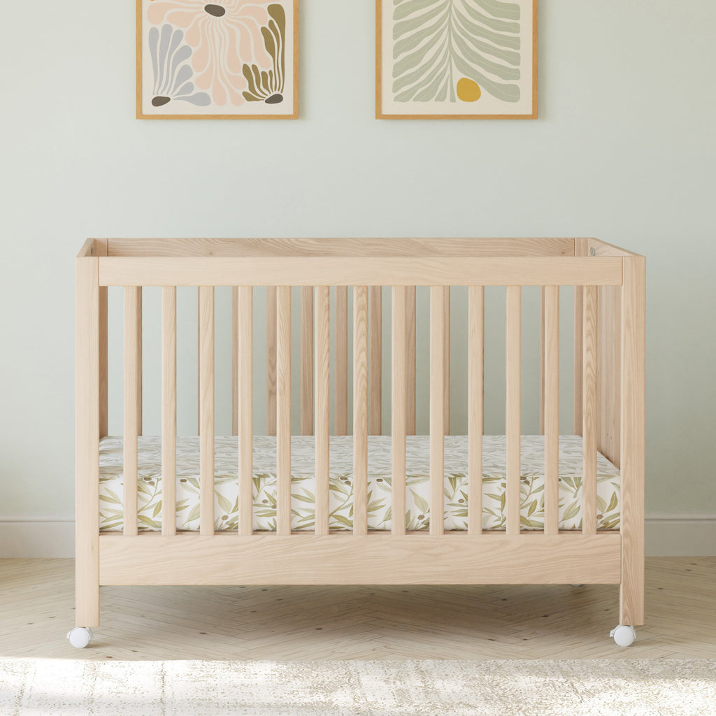 Maki Portable Folding Crib with Toddler Bed Conversion Kit
