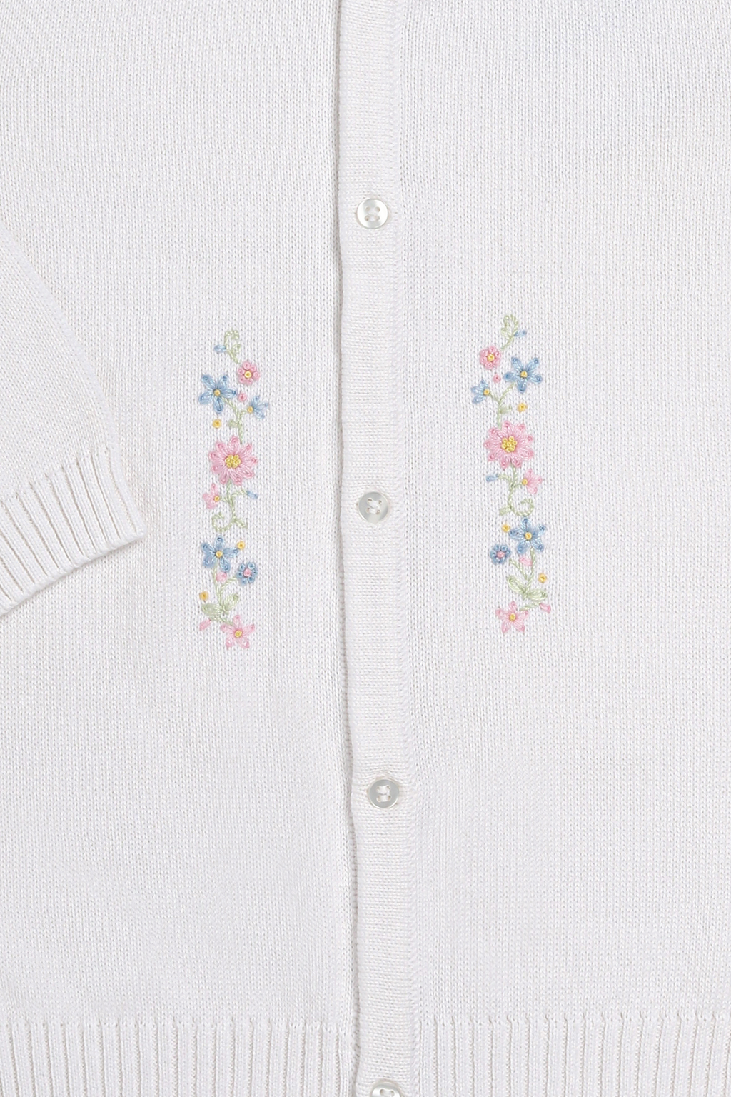 Flowers Knit Cardigan