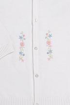 Flowers Knit Cardigan