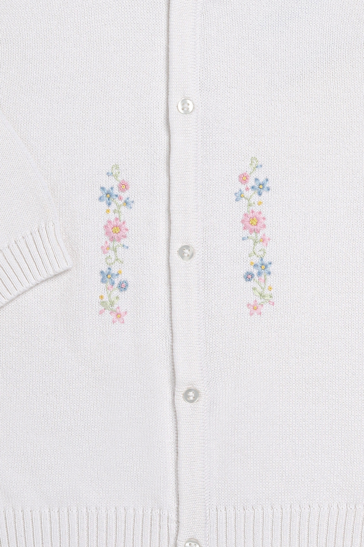 Flowers Knit Cardigan