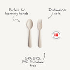 Dinnerware Fork and Spoon Set - Mushie