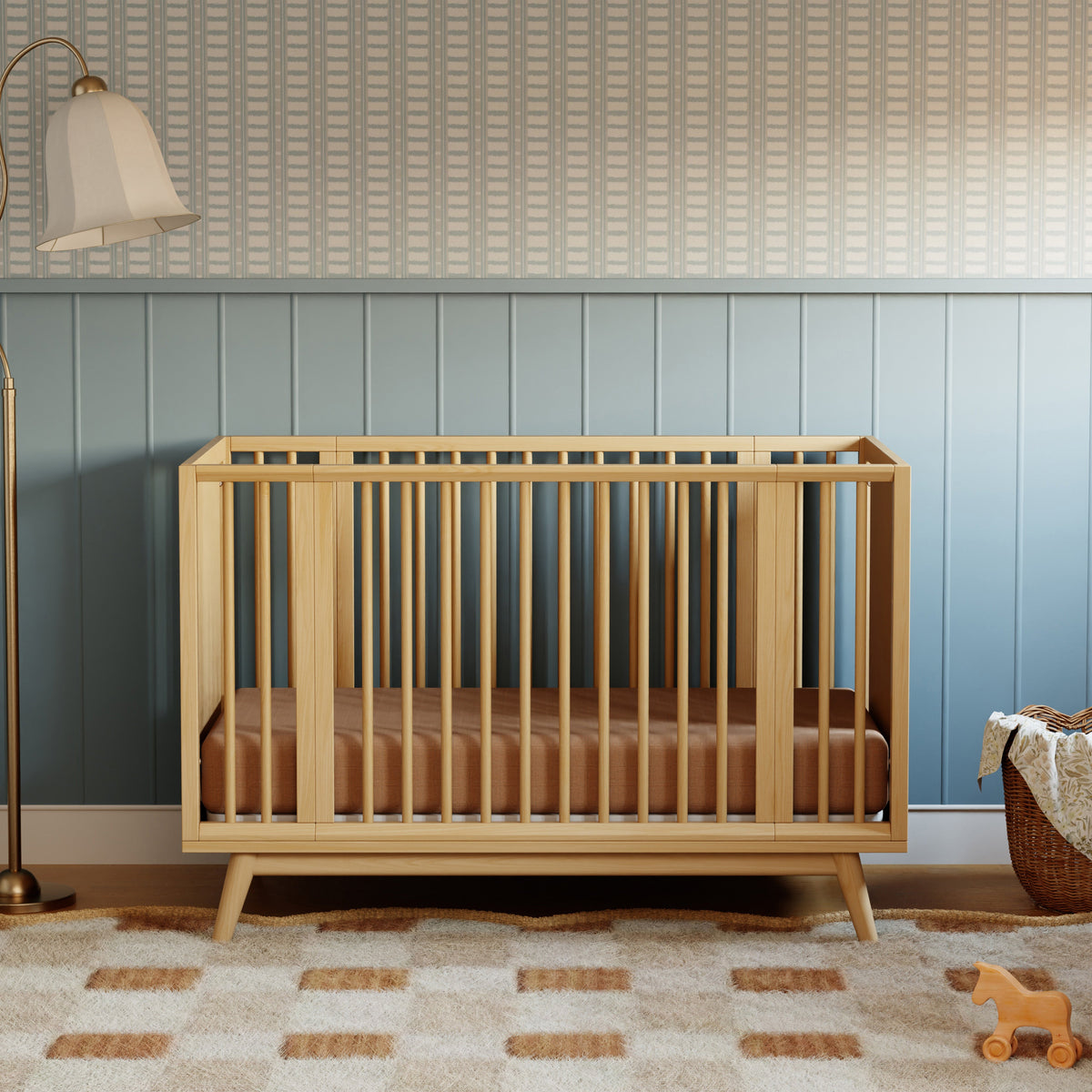 Palma 8-in-1 Convertible All-Stages® Crib with Bassinet & Toddler Bed Kits
