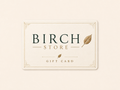 Tarjeta de Regalo Birch