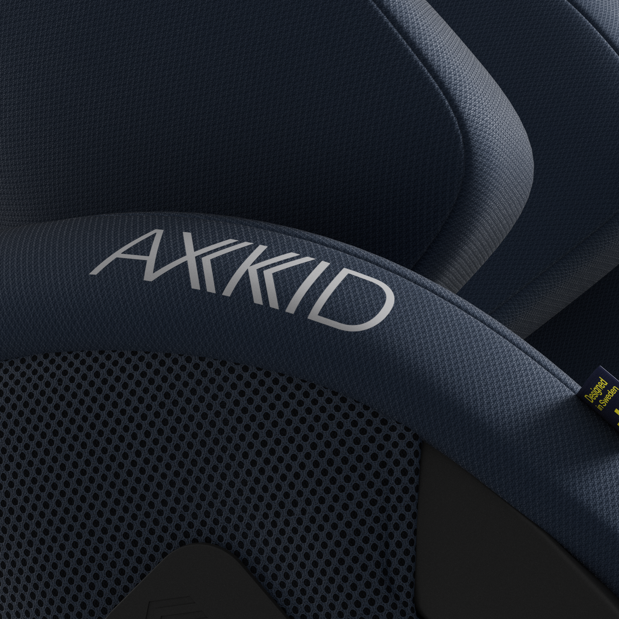 Axkid ONE 3 in Glacier Lake Blue, fabric detail