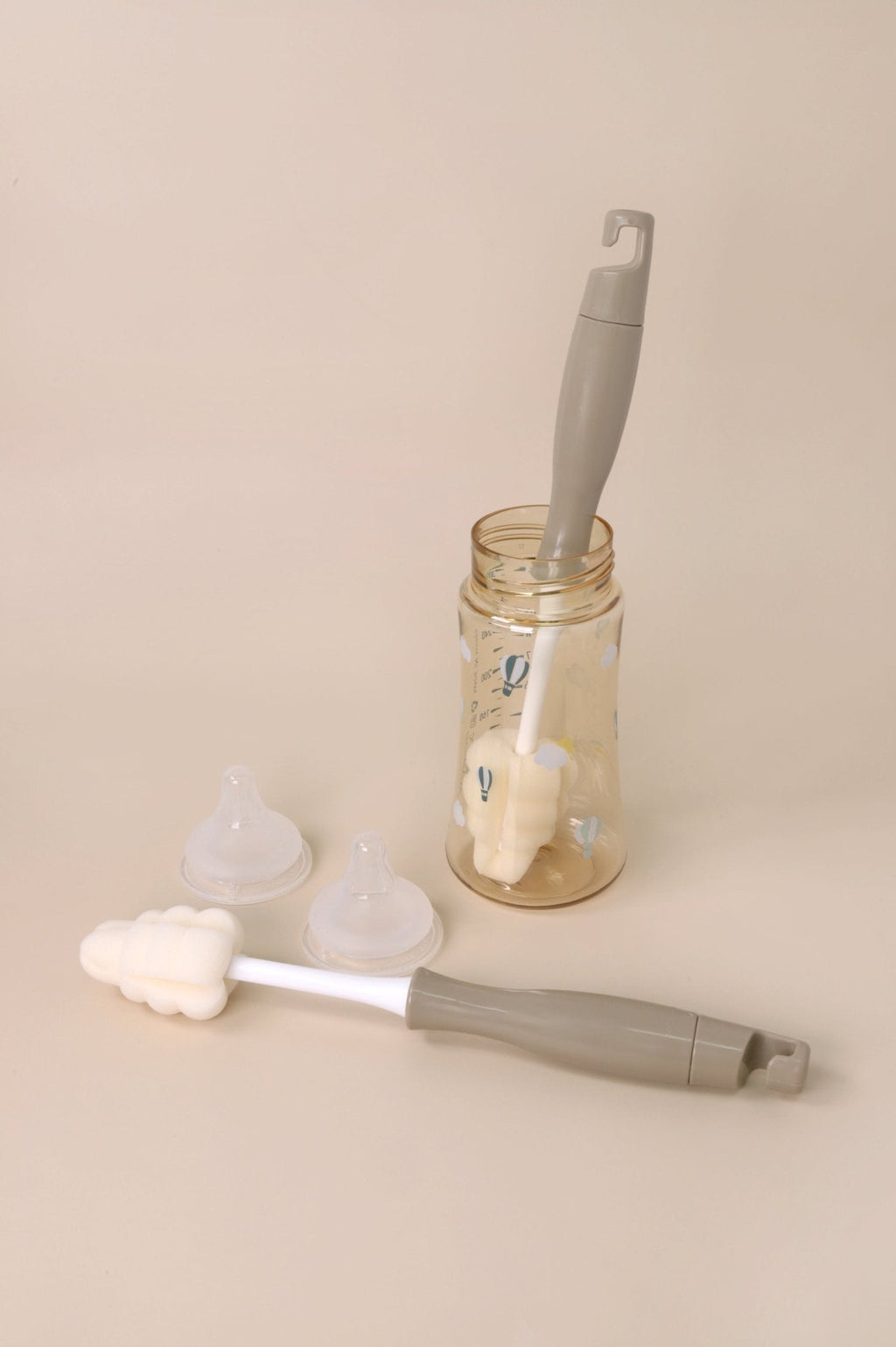 Grosmimi All In One Foam Brush for Bottle & Teat 4pcs