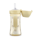 Grosmimi PPSU Straw Cup with Flip Top - 10oz (12 Months+) Stage 2 Straw