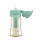 Grosmimi PPSU Straw Cup with Flip Top - 10oz (12 Months+) Stage 2 Straw