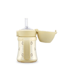 Grosmimi PPSU Straw Cup with Flip Top - 6oz (12 Months+)