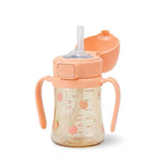 Grosmimi PPSU Straw Cup with Flip Top - 6oz (12 Months+)