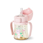 Grosmimi PPSU Straw Cup with Flip Top - 6oz (12 Months+)
