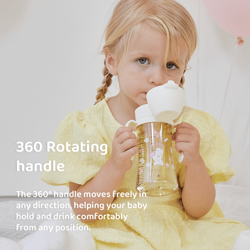 Grosmimi PPSU Straw Cup with Flip Top - 6oz (12 Months+)