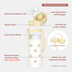 Grosmimi Stainless Steel Kids Tumbler - 10oz (18 Months+)