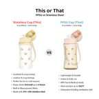 Grosmimi Stainless Steel Kids Tumbler - 10oz (18 Months+)