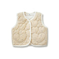 BabyRabbit Heart Patterned Rabbit Vest — Toddler Quilted Vest / Sleep Sack (12-18M–5T)