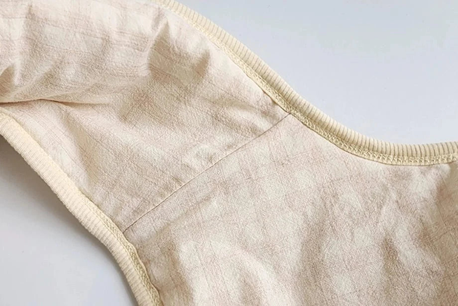 BabyRabbit Heart Patterned Rabbit Vest — Toddler Quilted Vest / Sleep Sack (12-18M–5T)