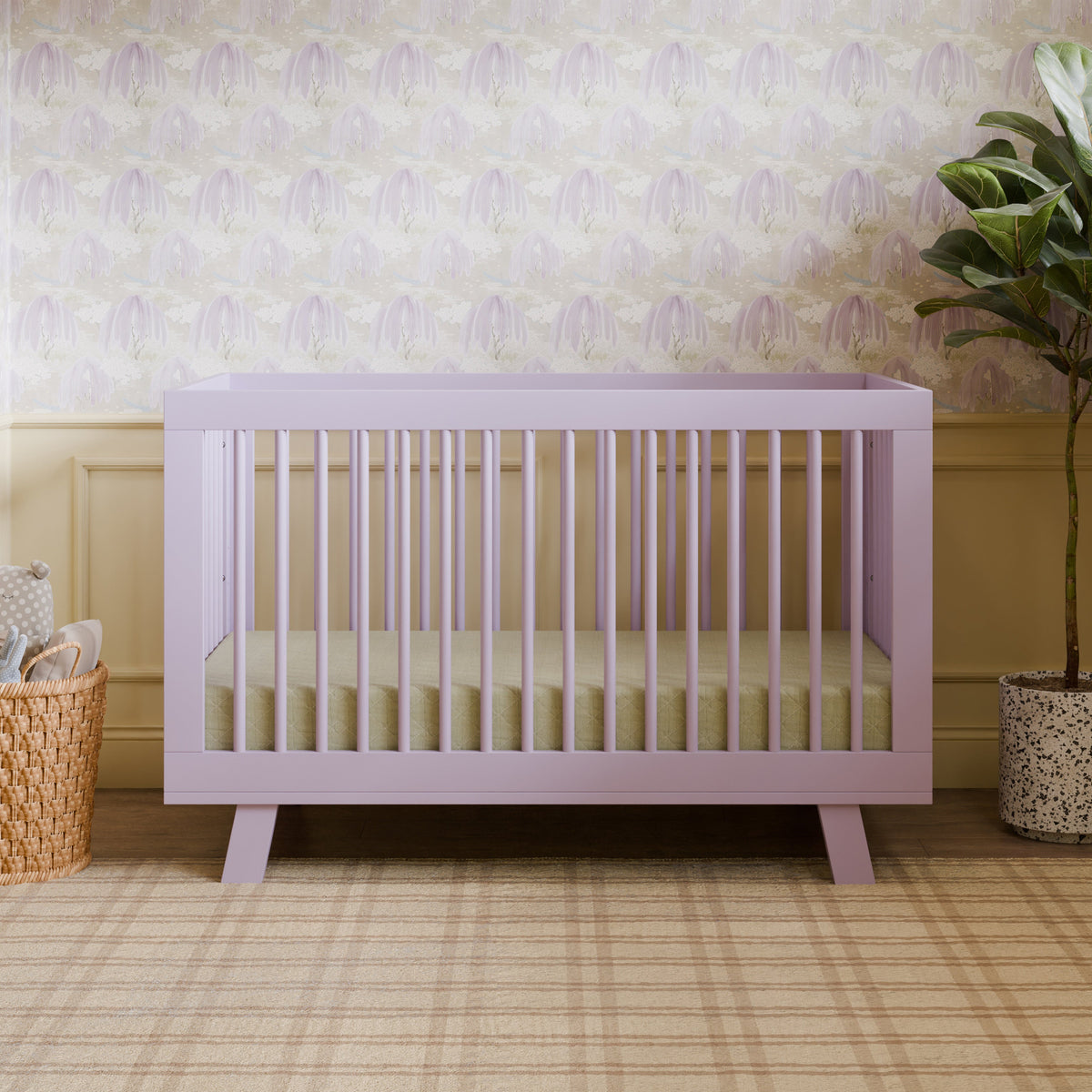 Hudson 3-in-1 Convertible Crib with Toddler Bed Conversion Kit