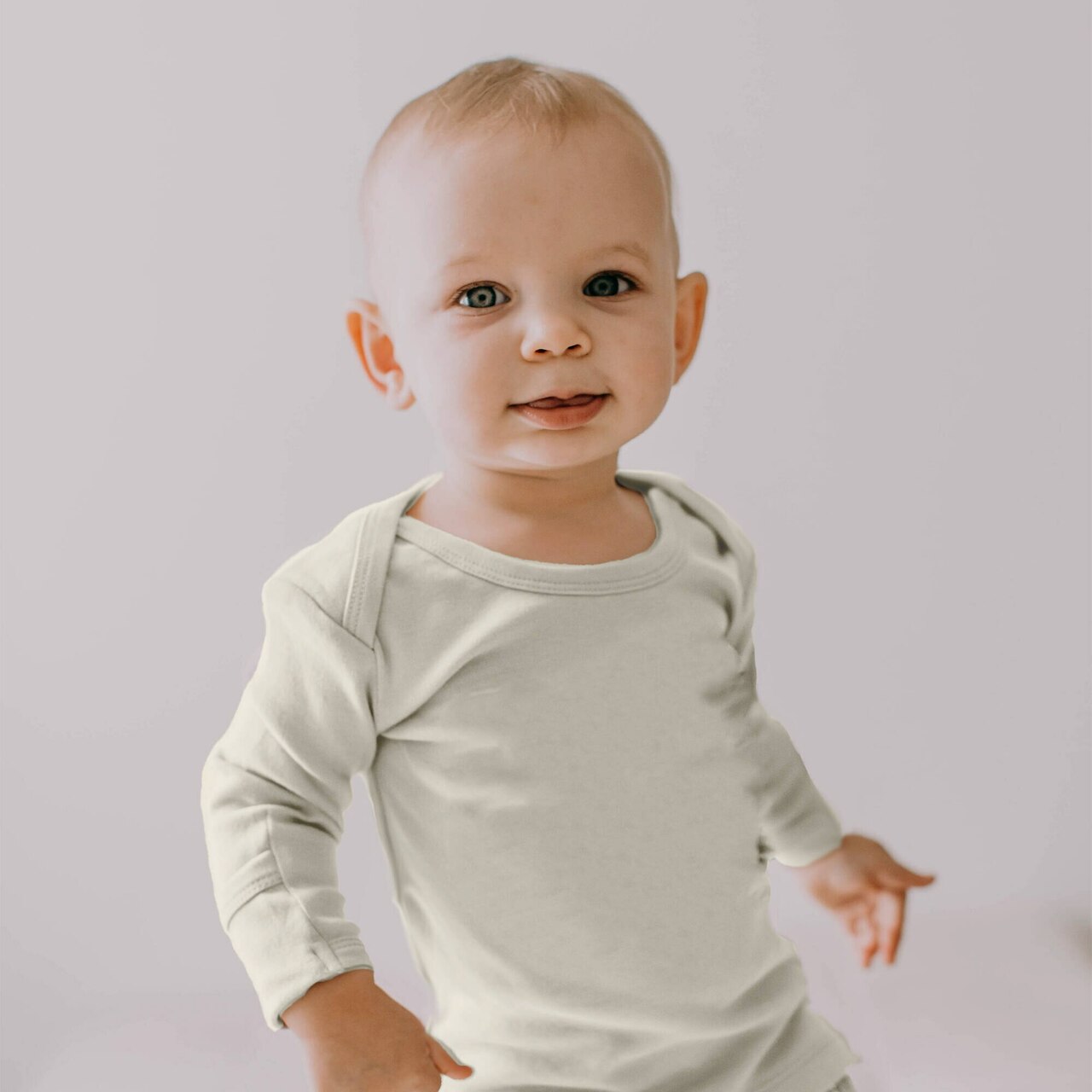 Stone | Organic L/Sleeve Shirt