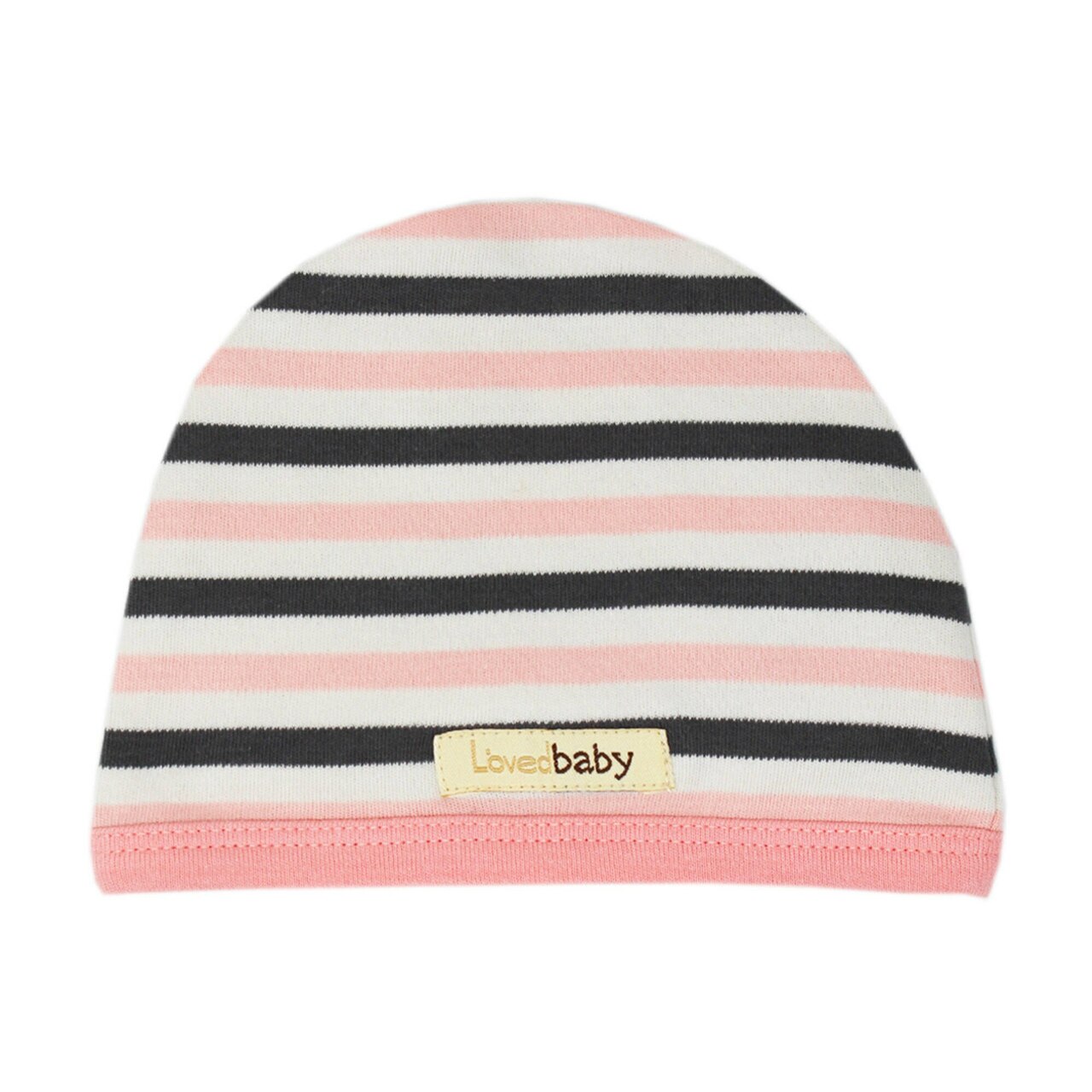 Coral Stripe | Organic Cute Cap