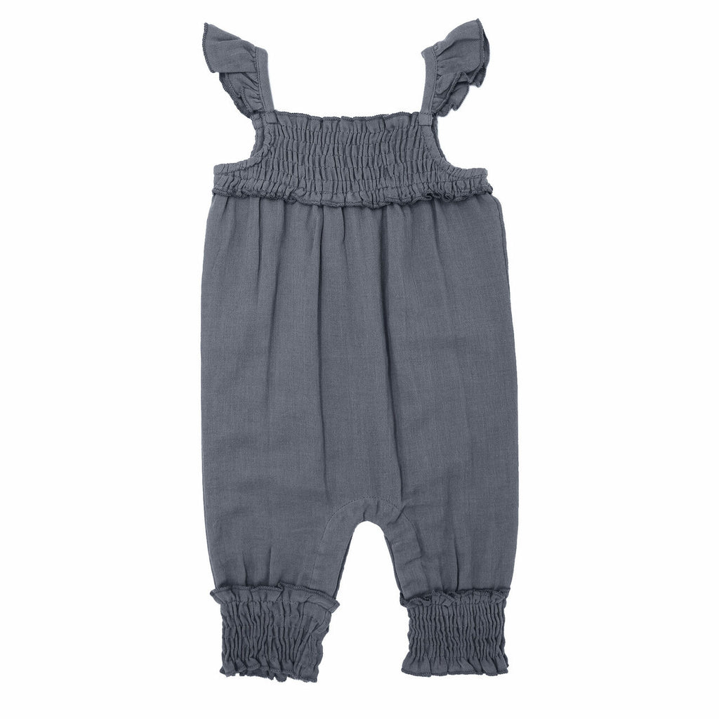 Moonstone | Kid's Organic Muslin Sleeveless Romper