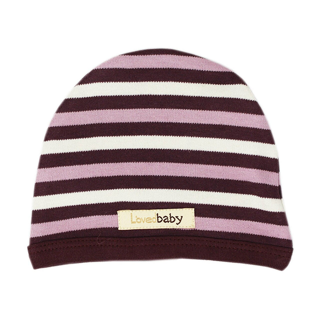 Eggplant Stripe | Organic Cute Cap