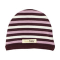 Eggplant Stripe | Organic Cute Cap