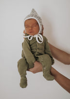 Sage | Organic Snap Footie