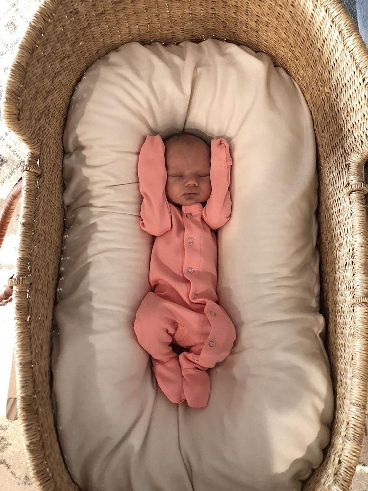 Coral | Organic Snap Footie