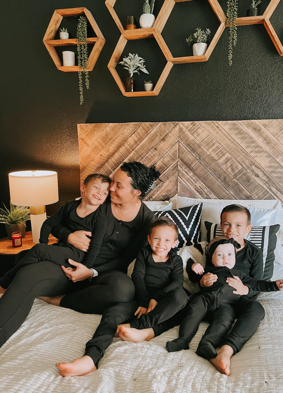 Black | Kid's Organic PJ Set