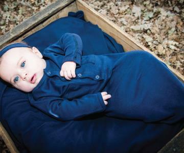 Navy | Organic Gown