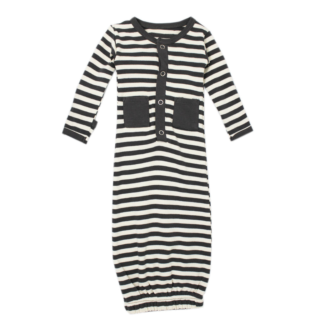 Gray/Beige | Organic Gown
