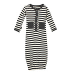 Gray/Beige | Organic Gown
