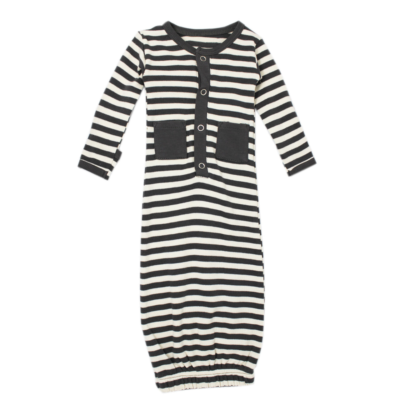Gray/Beige | Organic Gown