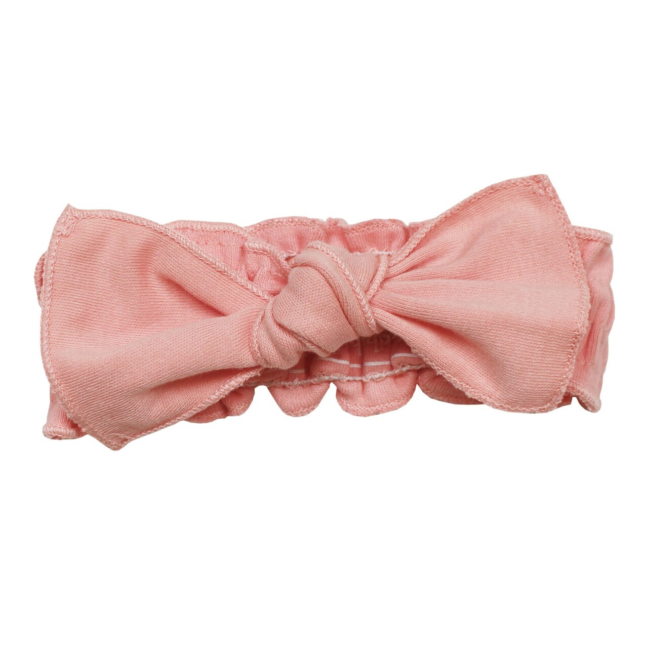 Coral | Organic Smocked Tie Headband